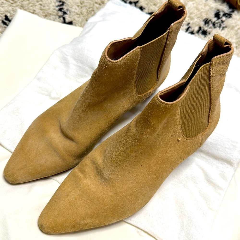 Tan Suede Michael Kors Booties Size 6